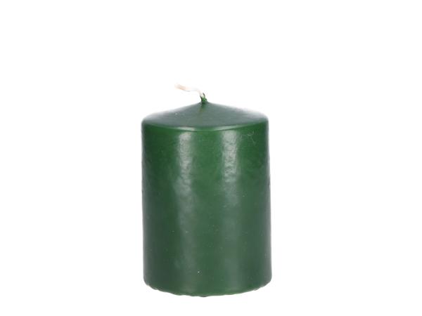 Stumpen H100 D70 jägergrün Safe Candle ca. 44Std Brenndauer D7 H10cm