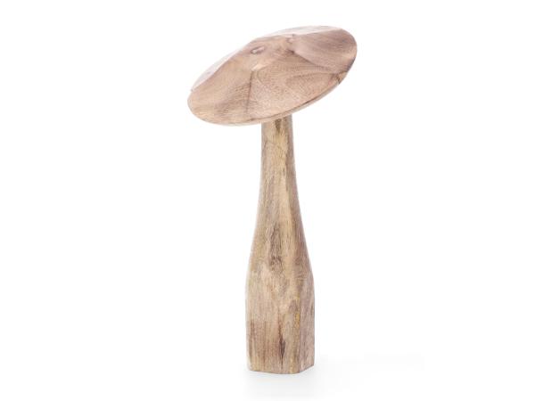 Pilz Holz geschnitzt z Stellen   D19 H35cm