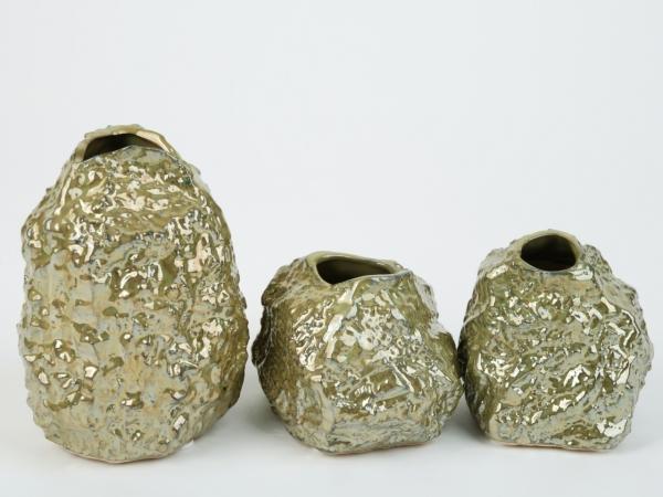 Vase Keramik Stone Glasur Lüster
!! Aktionsartikel- Kein Umtausch / Rückgabe möglich !! D11,5 T9,5 H8cm