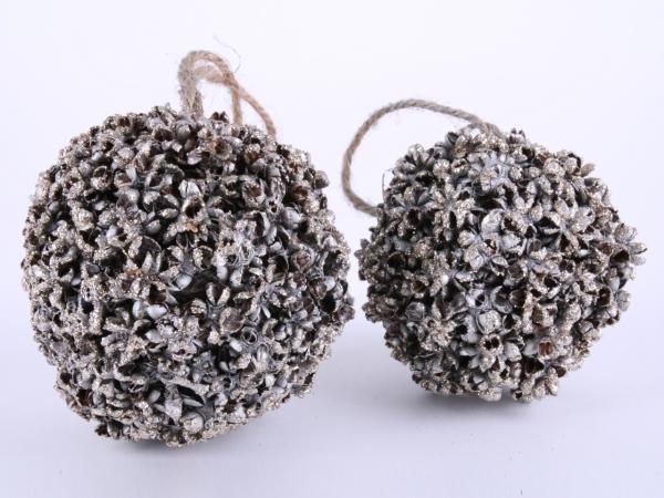 Kugel Garna Fruchtstand minis silber-Glitter
!! Aktionsartikel- Kein Umtausch / Rückgabe möglich !! D12cm