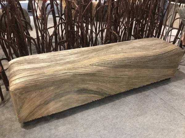 Bark Bench   B180 T42 H44cm