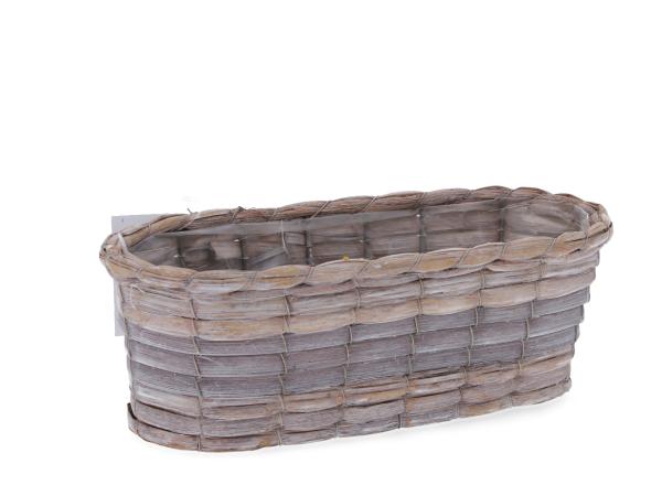 Jardiniere Bamboo Pflanzkorb  L29 T12 H10cm