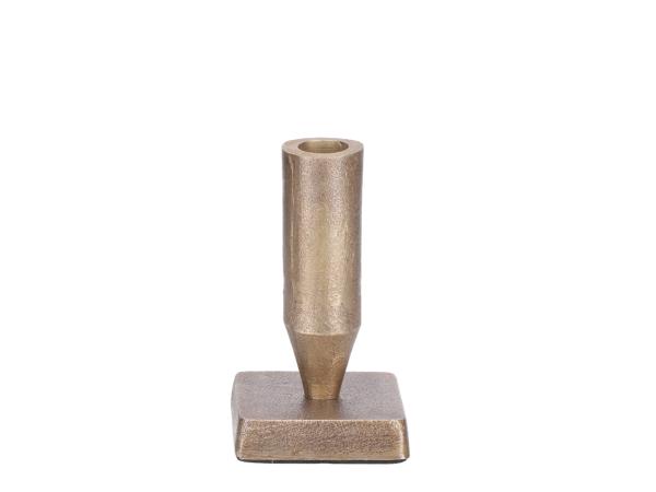 Kerzenhalter Aluguss für Spitz-/Stabkerze bis D2,2cm  D7,5 H12,5cm