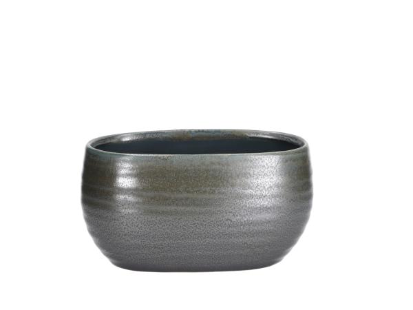 Jardiniere Karim Keramik Stoneware glasiert  B20 T12 H12cm