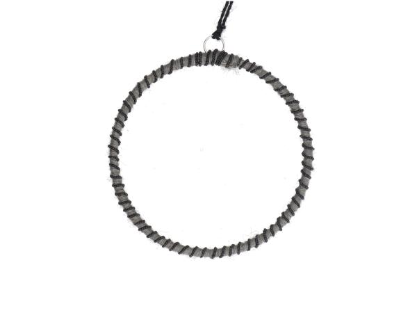 Loop/Ring Jute-Perlen z Hängen  D15cm