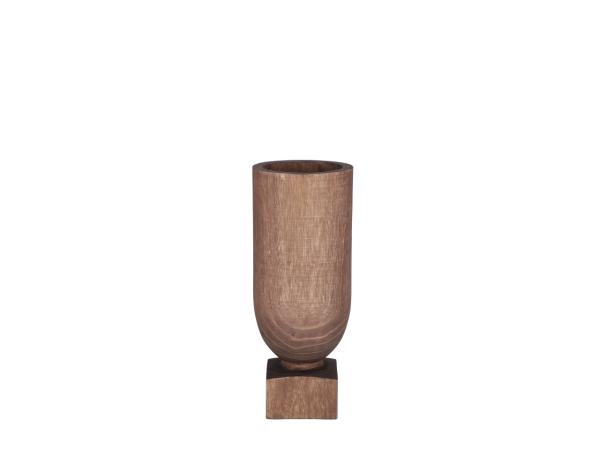 Pokal Holz gedrechselt - inkl PE Einsatz D(14)17,5 H43,5cm