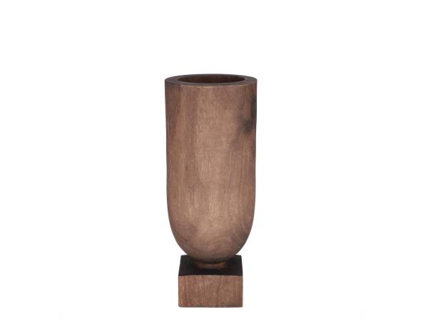 Pokal Holz gedrechselt - inkl PE Einsatz D(16)22 H55cm