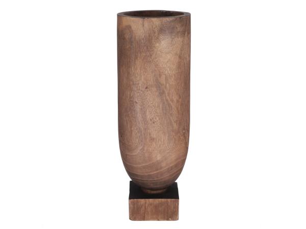 Pokal Holz gedrechselt - inkl PE Einsatz D(20)25 H70cm
