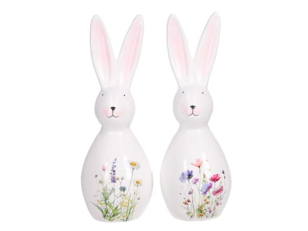 Hase Porzellan Druckmotiv Wiese 2Mod B8 T8 H24,5cm