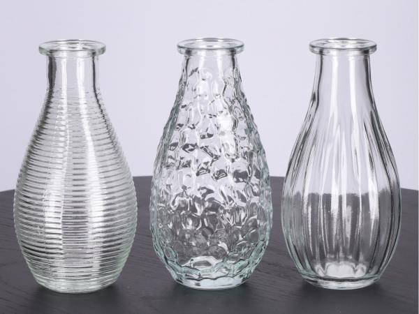 Tischvase Glas 3Mod Drop Classico D(4)5 H14cm