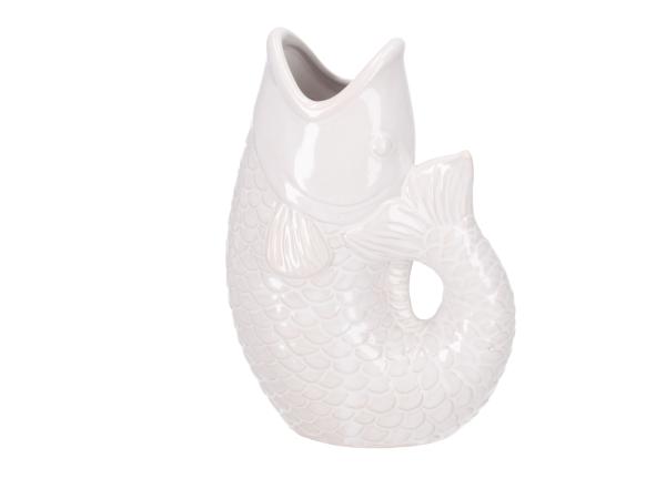 Vase Poisson Porzellan glasiert B6,2 T11,2 H16,2cm