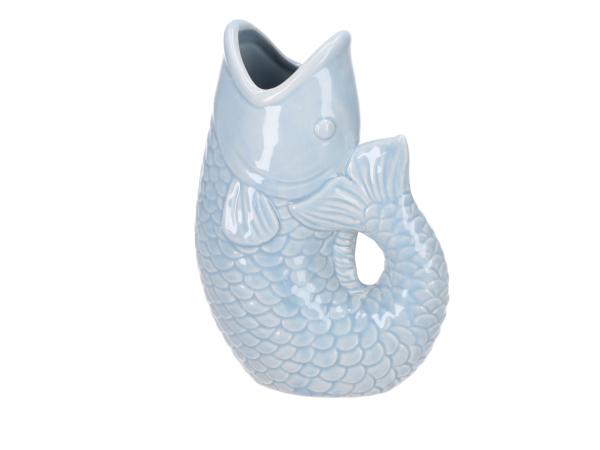 Vase Poisson Porzellan glasiert B6,2 T11,2 H16,2cm