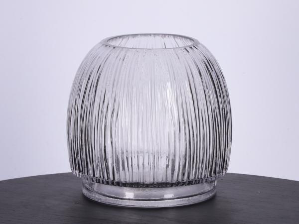 Vase Glas Java Rille 