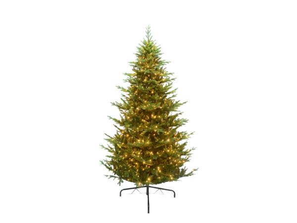 Tannenbaum Kunststoff klappbar a Metallfuß 500LED D145 H210cm